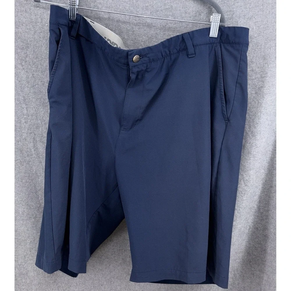 Adidas Men's 365 Golf Shorts Size 42 Navy Blue‎ Stretch Waistband
